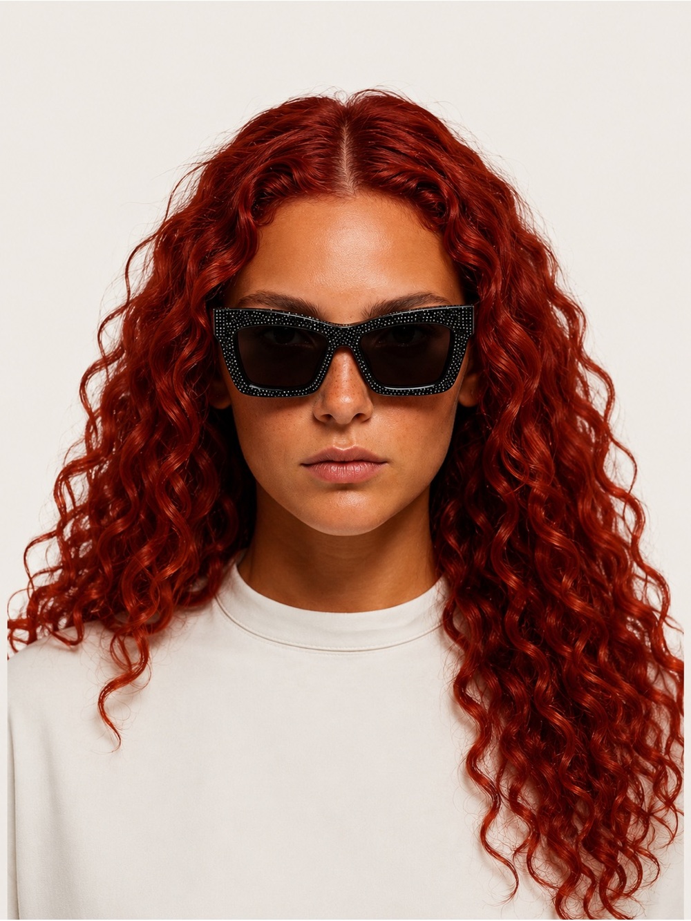 Ferragamo Crystal-Embellished Sunglasses